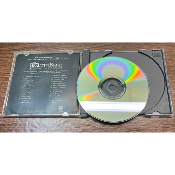 Beauty and the Beast A New Musical CD Original Broadway Cast Recording 1991 BMG - Picture 6 of 6